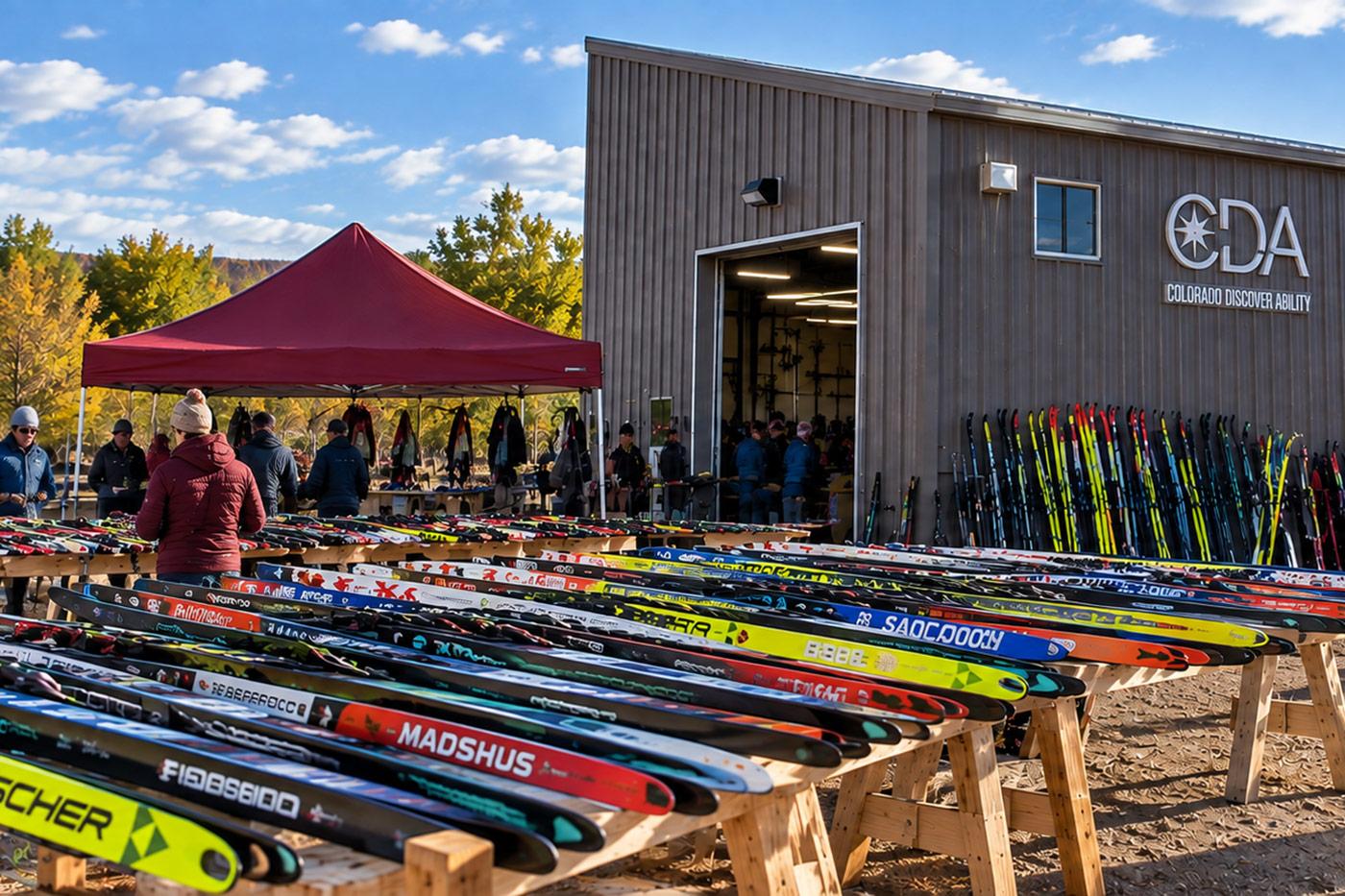 Free Nordic-only Ski Swap on October 24, 2026, in Grand Junction, with cross country ski gear and expert fitting assistance from CMU athletes.
